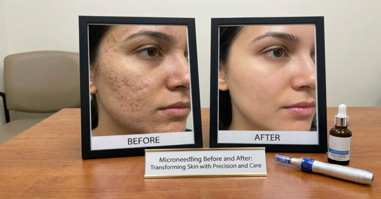 Microneedling Before and After: Transforming Skin with Precision and Care