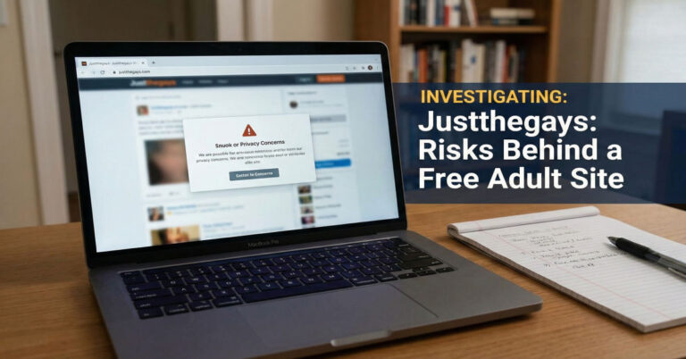 Investigating Justthegays: Risks Behind a Free Adult Site