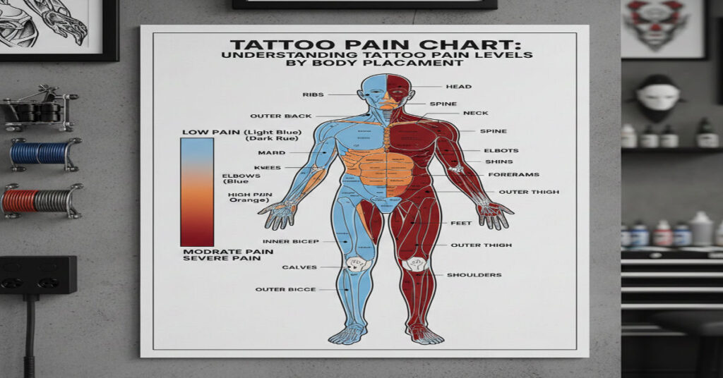 Tattoo Pain Chart