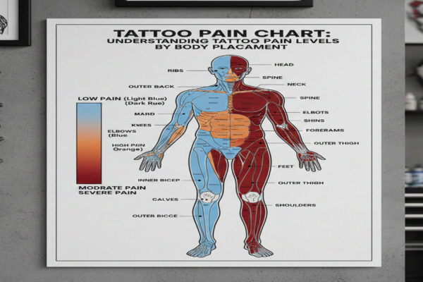 Tattoo Pain Chart