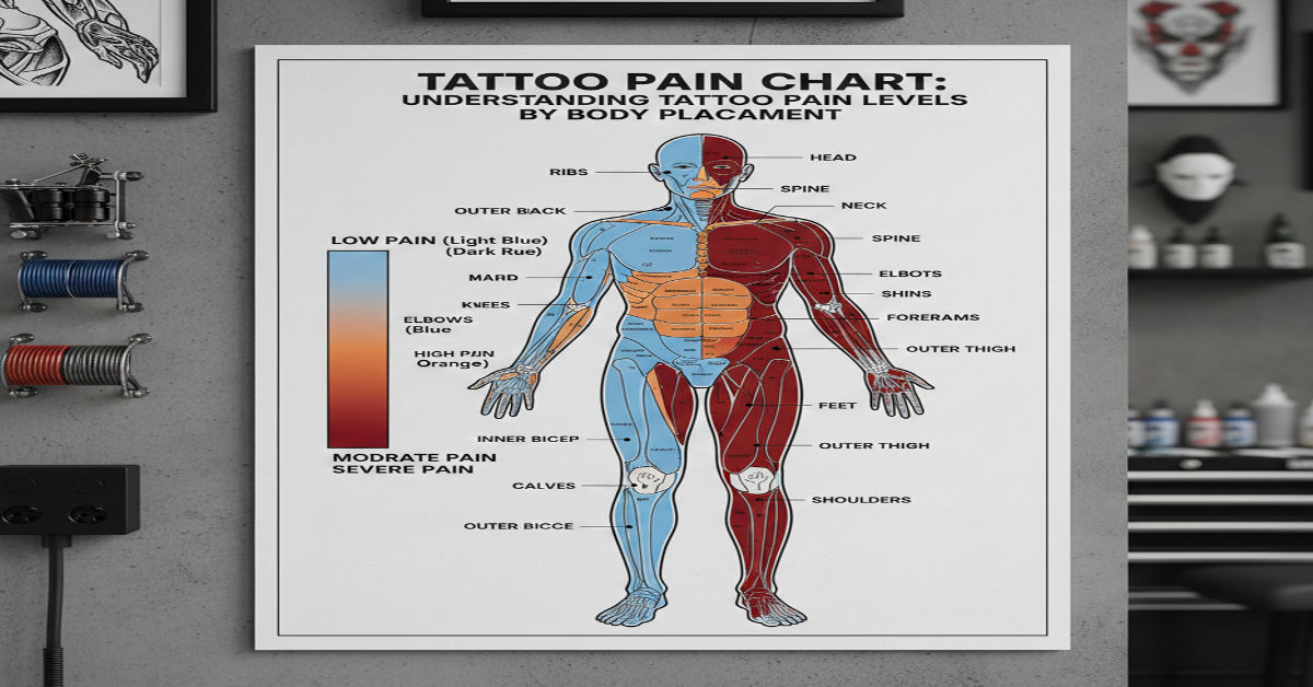 Tattoo Pain Chart