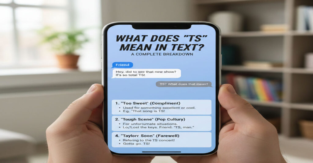 What Does TS Mean in Text