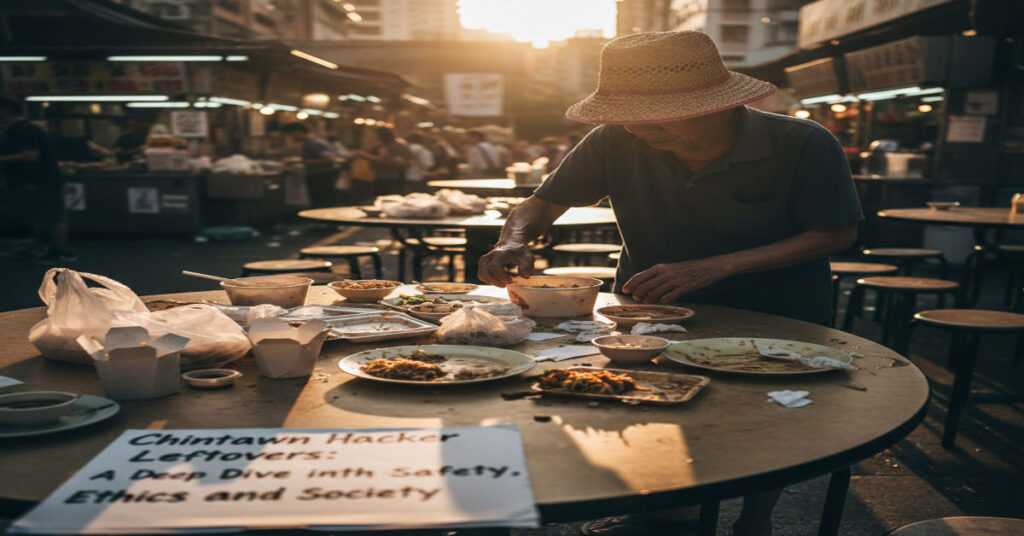 Chinatown Hawker Leftovers Consumption