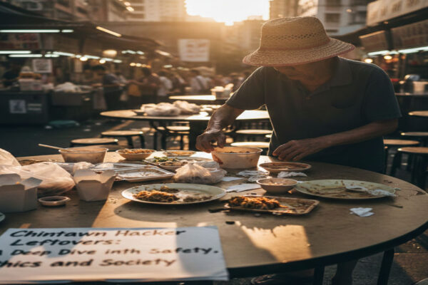 Chinatown Hawker Leftovers Consumption