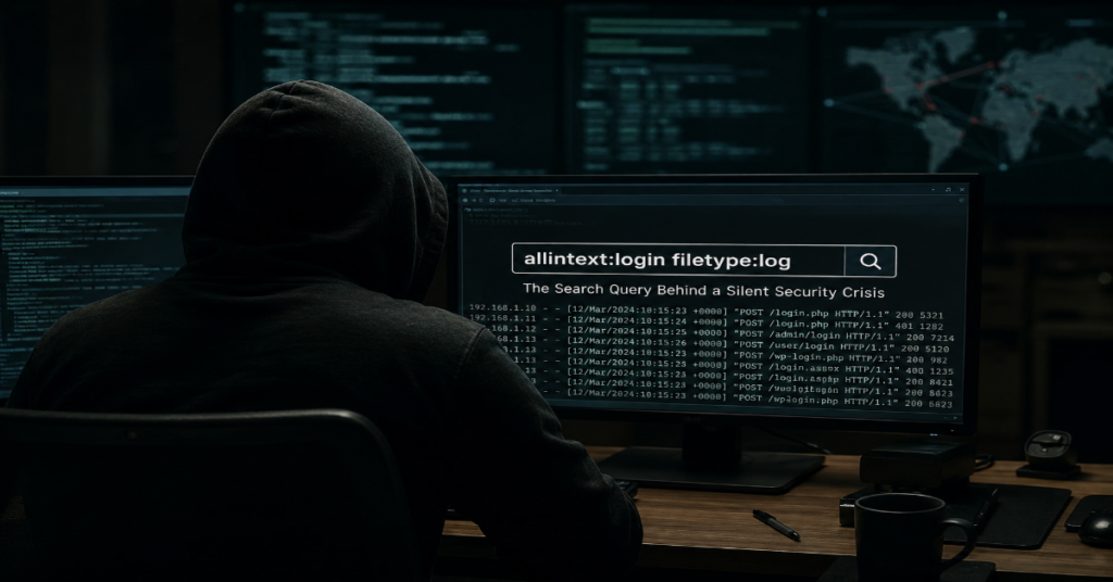 allintext:login filetype:log