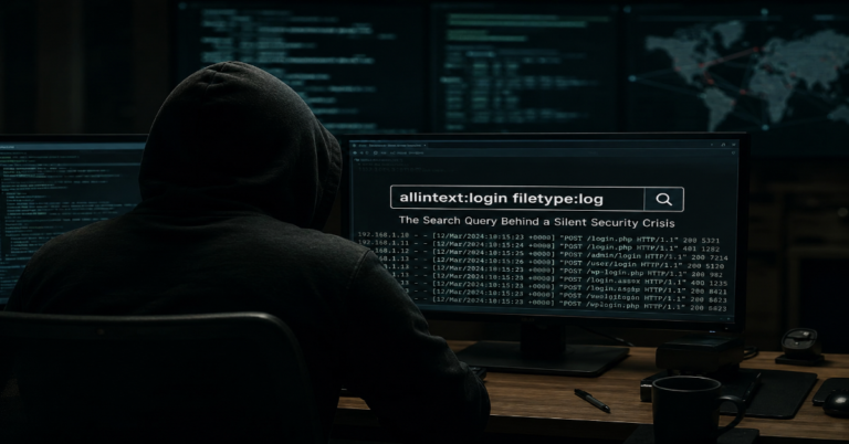 allintext:login filetype:log: The Search Query Behind a Silent Security Crisis