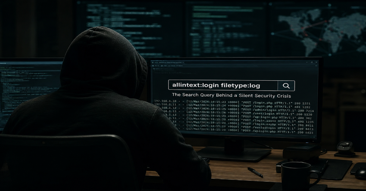 allintext:login filetype:log