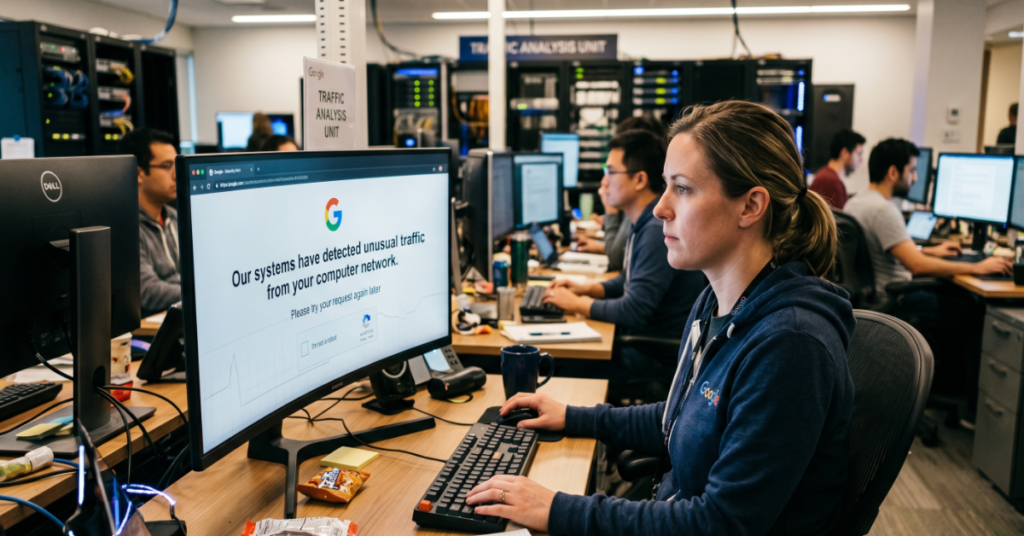 Google Our Systems Have Detected Unusual Traffic