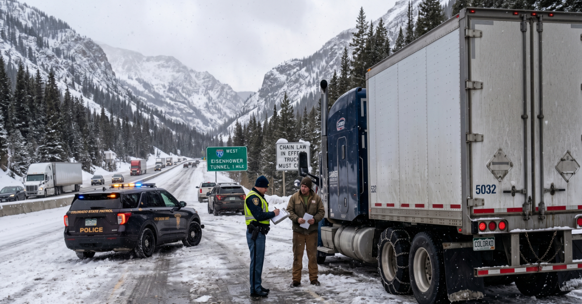 Colorado Truck Citations on I-70
