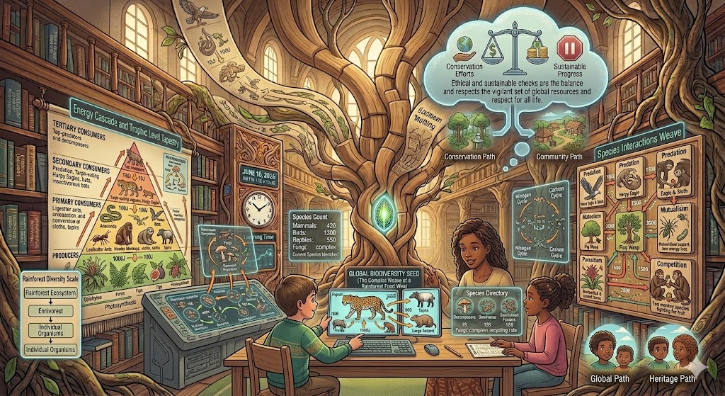 Rainforest Food Web: How Energy Moves Through Earth’s Most Complex Ecosystem