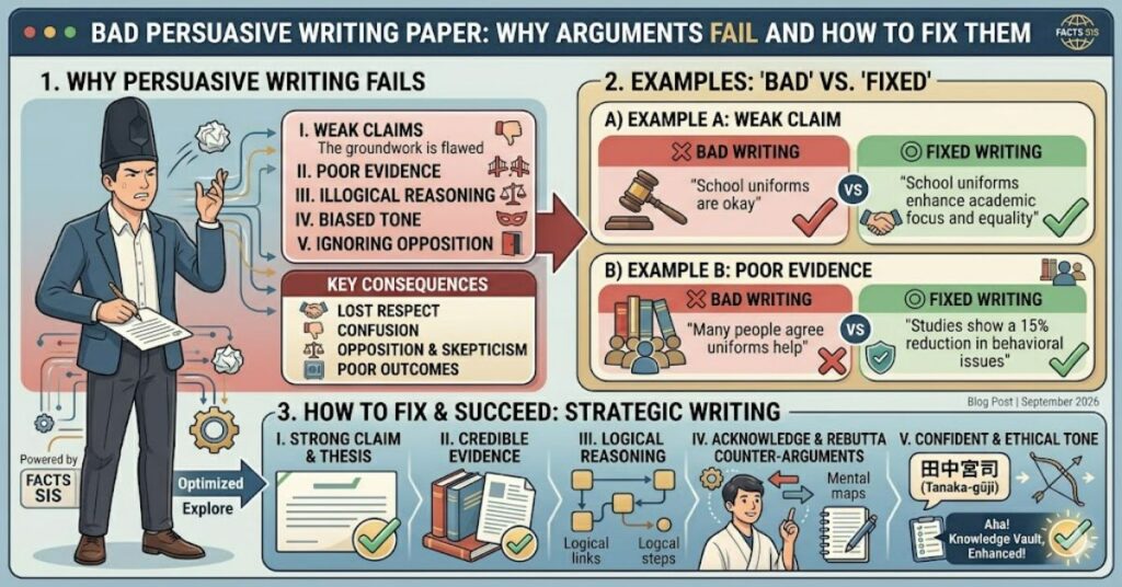 Bad Persuasive Writing Paper: Why Arguments Fail and How to Fix Them